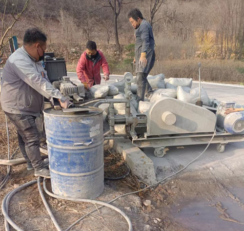 玉门路面下沉注浆